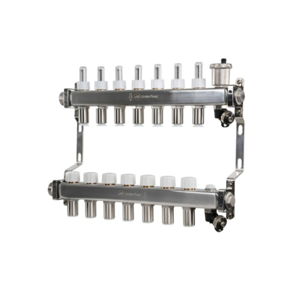 John Guest Speedfit 15Mm 7 Port Ufh Manifold - Jgufhman7/4 - For Efficient Heating 5036124190094