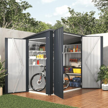 YODOLLA 2,3x1,2m Gartenhaus Fahrradlagerung