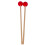 Middle Marimba Mallet Set 42cm Red Beech Handle Percussion Accessories 3