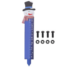 Sneeuwdieptemeter voor buiten, verbeterde Iron Art sneeuwmeter voor tuin- en terrasdecoratie, stevig en degelijk gebouwd sneeuwdieptemeetinstrument