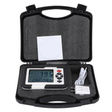 Intelligenter Klimawächter, LCD-Display-Recorder für Temperatur und Luftfeuchtigkeit, hochpräziser Datenlogger mit einfachem Datenexport,