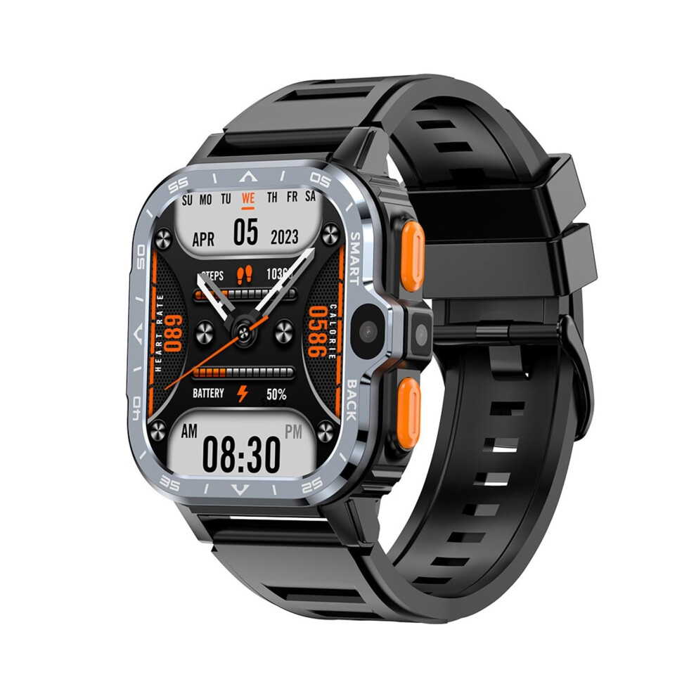 Pgd Android Smart Watch For Men Gps 16G/64G Rom Hd Dual Camera Nfc 2G/4G Sim Wifi Bluetooth 4G Ram Black 9067246076627