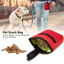 Pet Treat Bag Waist Pouch for Training, 9x4x13cm, Red, Durable Oxford