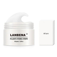 2024 Lanbena Blackhead Remover Cream Paper Plant Pore Strip Nose Acne Cleansing