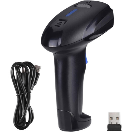 Document Scanner, Wireless Barcode Scanner, USB Wired Barcode Scanner, Handheld Barcode Reader, For Home Travel Office 2