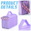72Slots Organizer Μολύβι, Οργανωτής Σειράς Χρωμάτων για Τέχνη και Είδη Γραφείου, Τσάντα 4