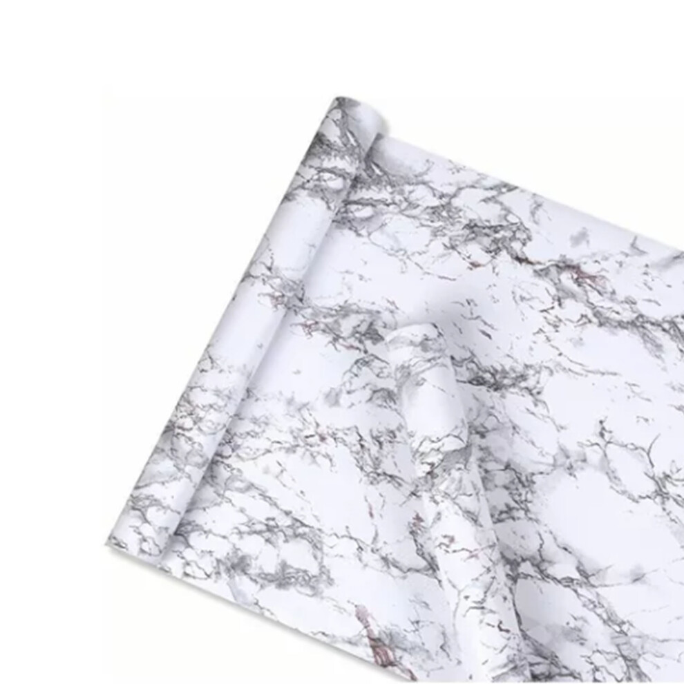 Transform Your Space With Self Adhesive Marble Vinyl, Peel And Stick Wallpaper For A Seamless Countertop Makeover, Cutable Design Perfect For Diy Proj 9094122766259