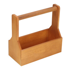Drevená živicová nádoba na sukulenty, dekoratívny kvetináč na bonsaje vo vintage farbe s ergonomickou rukoväťou, pevný záhradný