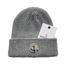 (Hellgrau) Trendige Strickmütze für Damen und Herren, warme Wintermütze, hellgrau