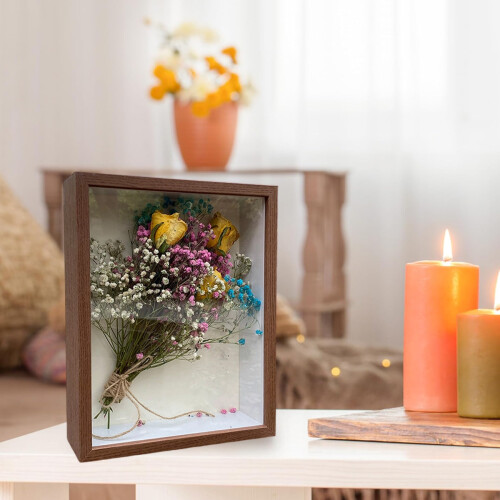 Multi-Functional Display Frame with Modern Design, Easy to Use Assembly and Secure Packaging, Wooden Shadow Box Frame Featuring Eco-Friendly Materials 1