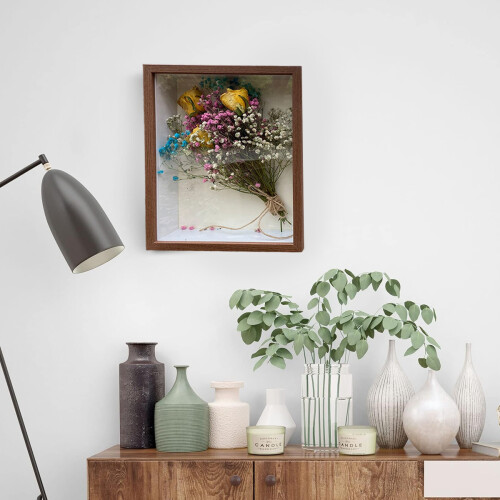 Multi-Functional Display Frame with Modern Design, Easy to Use Assembly and Secure Packaging, Wooden Shadow Box Frame Featuring Eco-Friendly Materials 2
