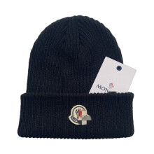 (Schwarz) Warme Unisex-Wintermütze für Damen und Herren, Strickmütze Schwarz