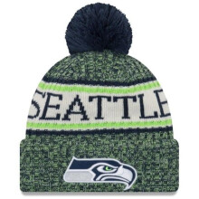 Mütze – New Era – NFL Sideline 2018 – Seattle Seahawks – Fleecegefüttert – Winter