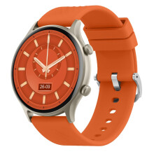 Smart Watch For Men Women Make And Answer Calls Heart Rate Monitor Sleep Blood Oxygen Blood Pressure Android iOS Orange