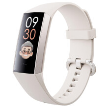Smart Watch For Men White AMOLED Fitness Band With Activity Tracker Blood Oxygen BP Sleep HR Monitor Android iOS