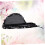Adjustable Breathable Cotton Chef Hat With Creative Tableware Pattern For Men And Women Waiters And Kitchen Staff Black 2