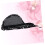 Adjustable Breathable Cotton Chef Hat With Creative Tableware Pattern For Men And Women Waiters And Kitchen Staff Black 4
