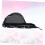 Adjustable Breathable Cotton Chef Hat With Creative Tableware Pattern For Men And Women Waiters And Kitchen Staff Black 3