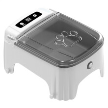 Automatic Cat Feeder AutoSensor Timed Dispenser Electric Pet Feeder Gray Dry & Wet Food Compatible Small Dog Station