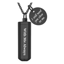 Memorial Urn Urn Container Ashes Casket Urn Sympathy Gift-Black