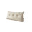 Reinforced Bed Rest Pillow With Storage Pocket Lumbar-White 1