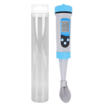 Taschengroßes digitales Wasserqualitätsmessgerät: 5-in-1-Messgerät für EC, TDS, Salz, spezifisches Gewicht und Temperatur mit Bluetooth-App,