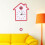Silent Movement Cuckoo Clock, Pendulum Swing Wall Clock with Charming Cuckoo Feature and Night Silence Function, Modern Design Eco-Friendly ABS Materi 3