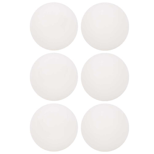 6 Stück langlebige ABS-Trainings-Pingpongbälle, Weiß, 4 cm 1