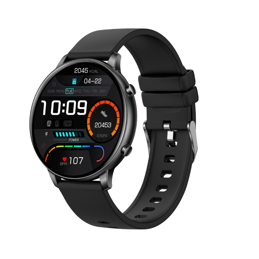 Fitness Watch For Women Spo2 Monitor, Heart Rate, Sleep Monitor, Pedometer, Multisport Modes, Android Ios, Black 9105992442386