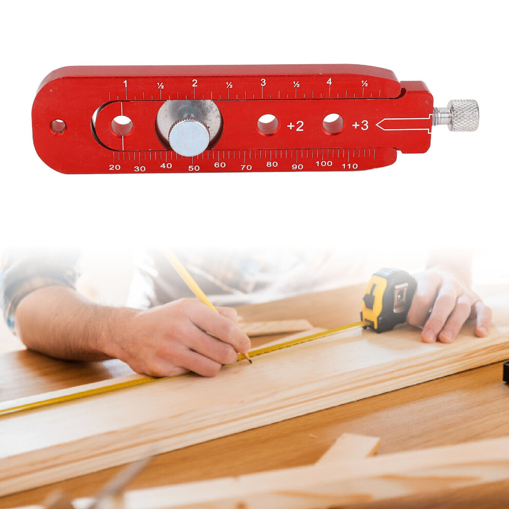 Aluminum Alloy Woodworking Compass Scriber 165Mm Adjustable Arc Ruler 5031364213480