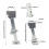 Trailer Stabilizer Jack 290-455mm Adjustable 1000lb Lifting Capacity 2
