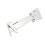 Trailer Stabilizer Jack 290-455mm Adjustable 1000lb Lifting Capacity 10