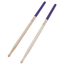 3 Pairs 5A Maple Drumsticks Non Slip Handle Oval Tip 40.6cm