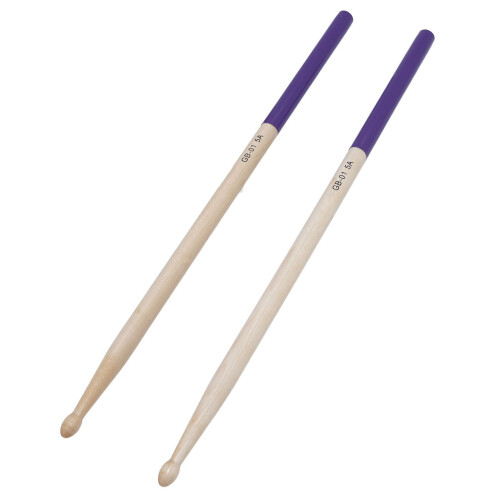 3 Pairs 5A Maple Drumsticks Non Slip Handle Oval Tip 40.6cm