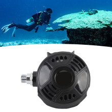 Multifunctional Diving Regulator Food-Grade Silicone Mouthpiece Black