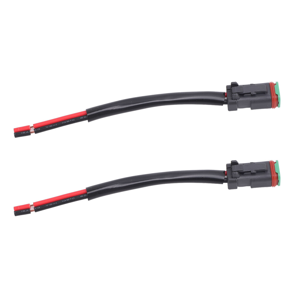Waterproof 2 Pin Dt Connectors Rubber Copper For Automotive Marine Truck Wiring 9391364212330
