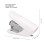Effortless Portable Desktop Stapler A4 2-20 Sheets Ergonomic White 2