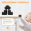(Black) Baby Proofing Corner Guards, 16 Pack Pre-Taped Table Corner Protector for Baby 2
