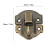 Vintage Bear Vorhängeschloss-Hasp-Schnappverschluss-Set – Bronze 2