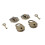 Vintage Bear Vorhängeschloss-Hasp-Schnappverschluss-Set – Bronze 9