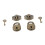 Vintage Bear Vorhängeschloss-Hasp-Schnappverschluss-Set – Bronze 15