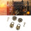 Vintage Bear Vorhängeschloss-Hasp-Schnappverschluss-Set – Bronze 16