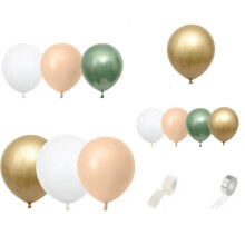 Baloane rotunde din latex pentru masă dulce, umflate cu heliu pentru decor clasic