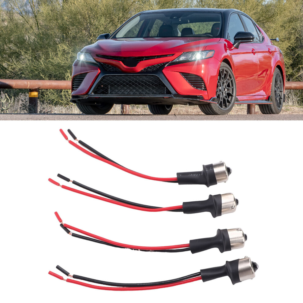 4Pcs Waterproof Led Bulb Socket Connectors For Car Headlight & Signal 1156 8441364212357