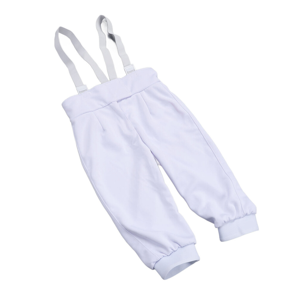 Kids Fencing Pants Stab Proof Fabric Adjustable Thickened Suit for Foil & Epee Training