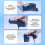 Swing Arm Swivel Stapler 8 Angles 20 Pages Portable 360 4