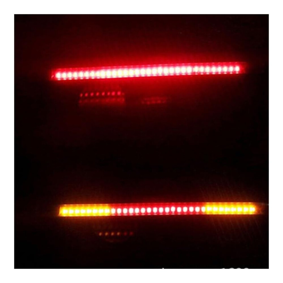 Dual Color 48 Led Motorcycle Bar Strip For Tail Turn Signal Rear Brake Stop Lamp 2835 3014 Smd Light 9105992442676