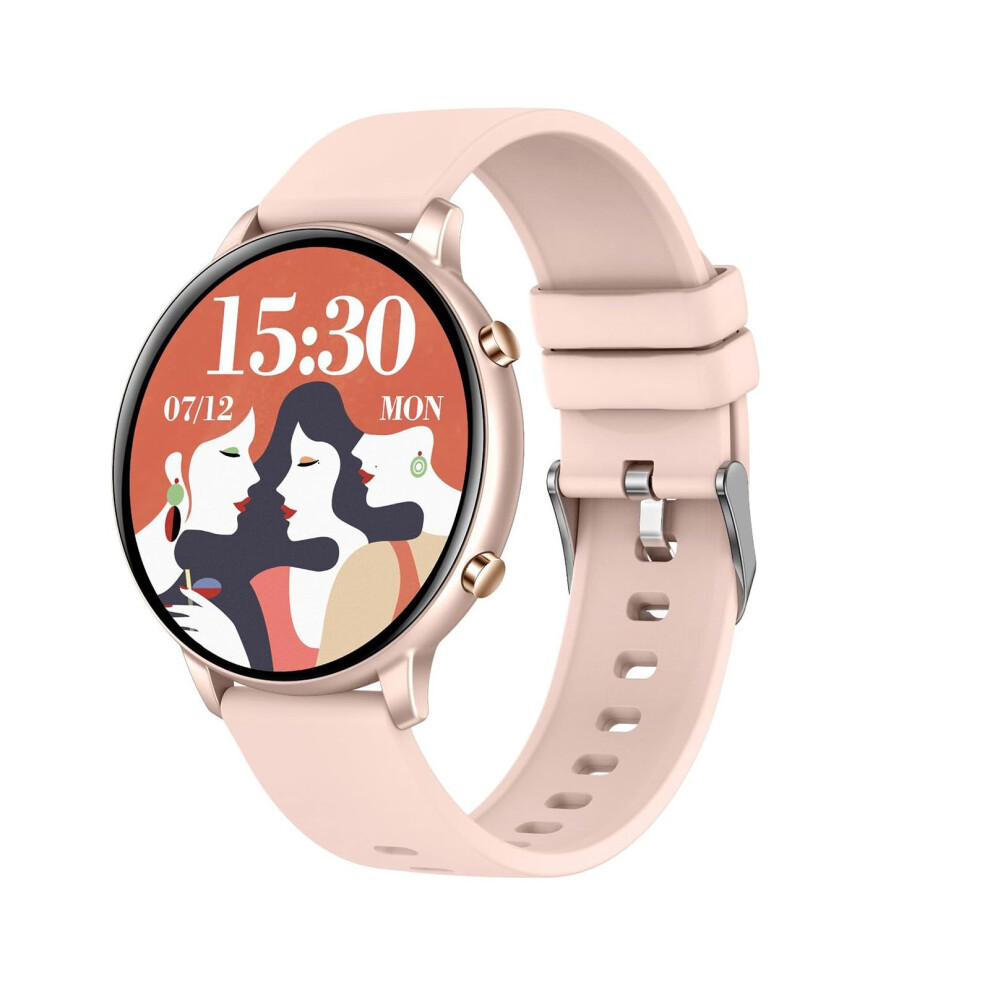 Fitness Watch For Women Spo2 Monitor Heart Rate Sleep Tracking Pedometer Multisport Mode Android Ios Pink 9323874221465