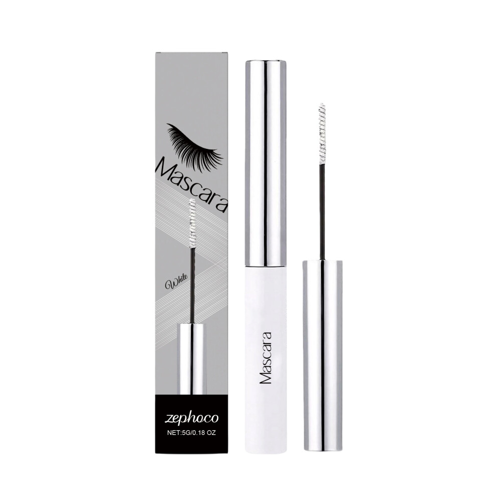 White Curling Mascara, Light, Silky, Non-Smudging
