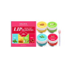 Four-Flavor Sleep Lip Mask Set: Hydrating, Moisturizing, Cleansing